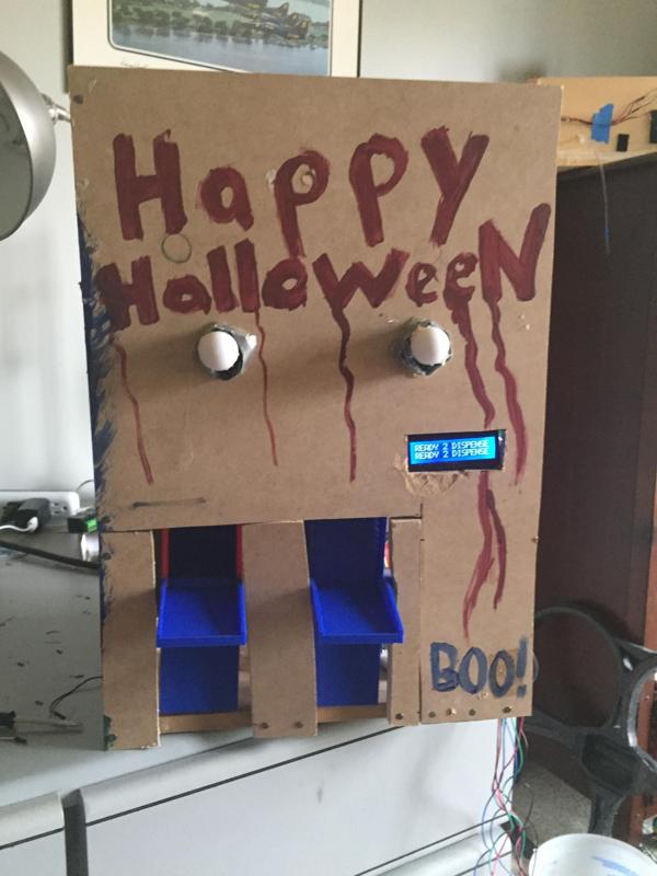 Electronic Halloween Candy dispenser