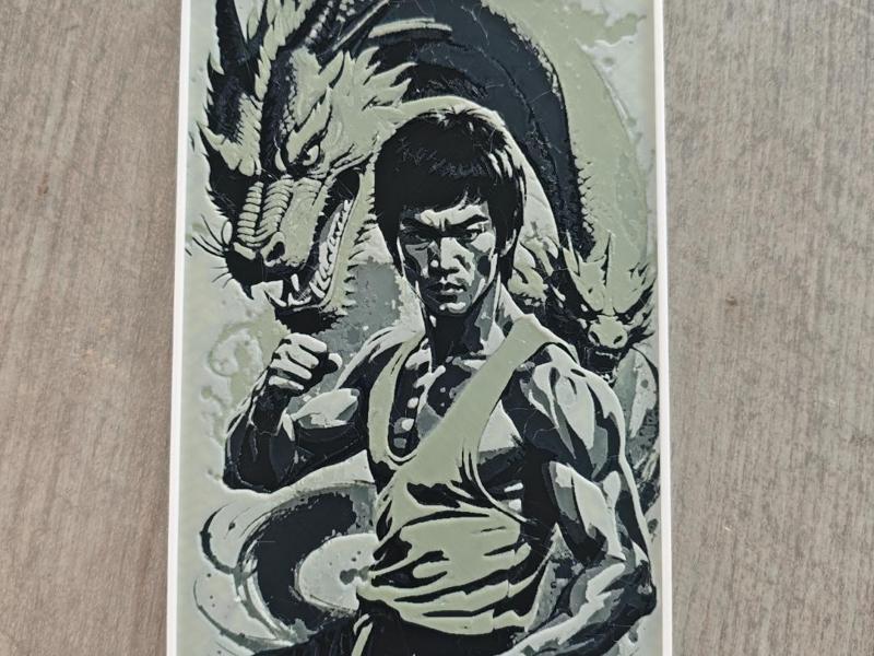 Hueforge Bruce Lee