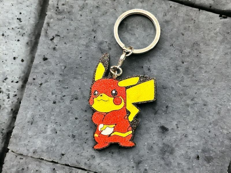 Pikachu keychain (DC Comics version)