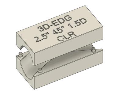 2.5" MANDREL BEND 45 DEGREE X PIPE JIG