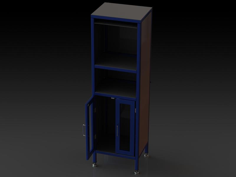 Custom Fabricated Steel Cabinet