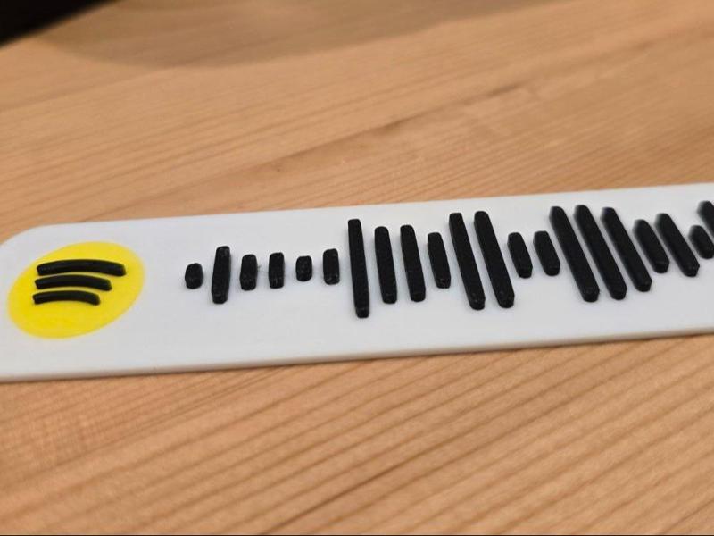 Rickroll Spotify Code Bookmark – Never Gonna Give