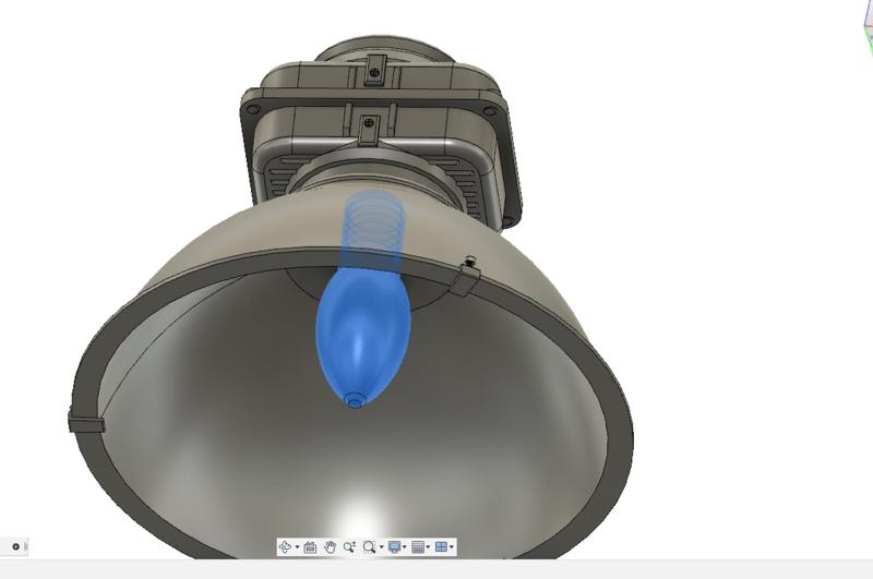 Industrial lamp 40mm