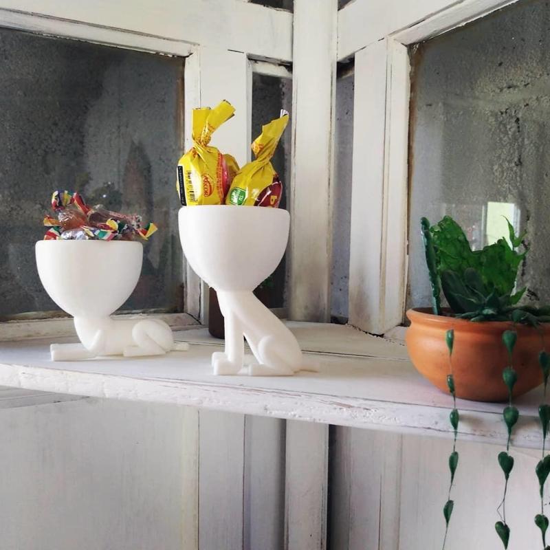 Robet pot Plant Human Dog X4