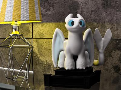 Dragon toothless Light Fury Cute