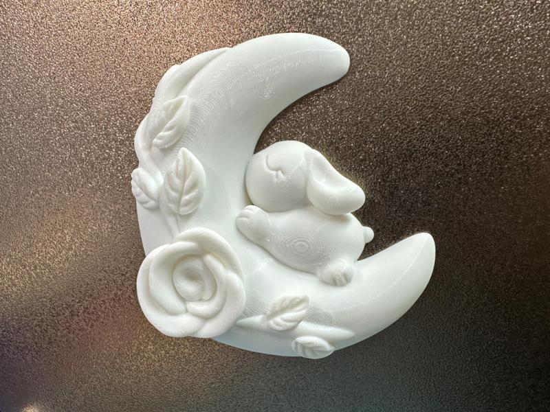 Moon Rabbit Refrigerator Magnet