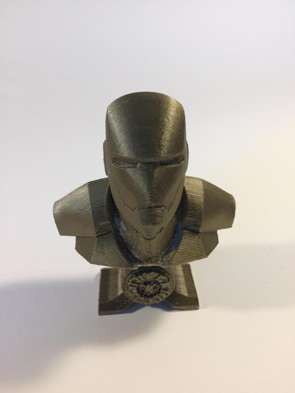 Iron Man bust with Arc Reactor