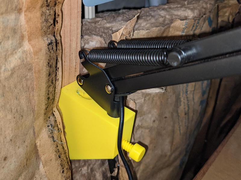 Wall Mount for Lamp, Magnifier, etc. (Parametric)