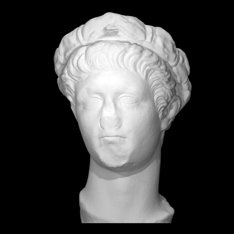 Portrait head of Traian (?)