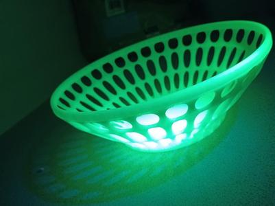 Cellular Wireframe Lattice Bowl