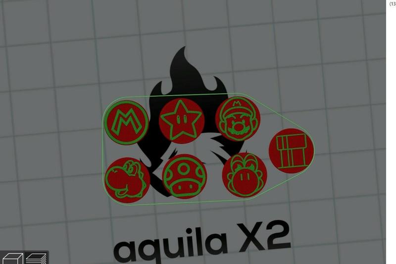 Carimbos de Brigadeiro - Super Mario (Brigadeiro Stamp Super Mario)