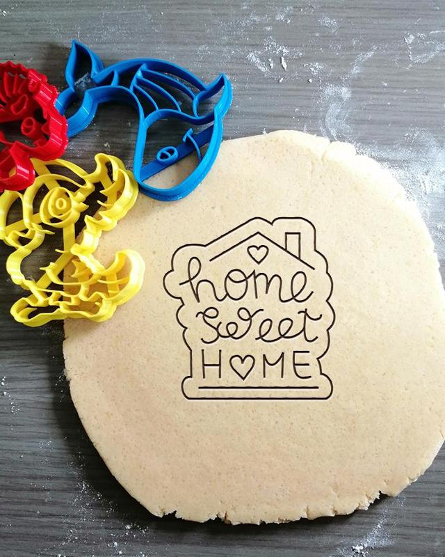 Home Sweet Home, new house, broker Cookie Cutter + outline