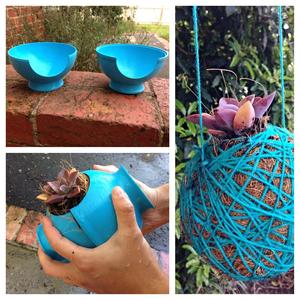 Tool for making Hanging Yarn Planter