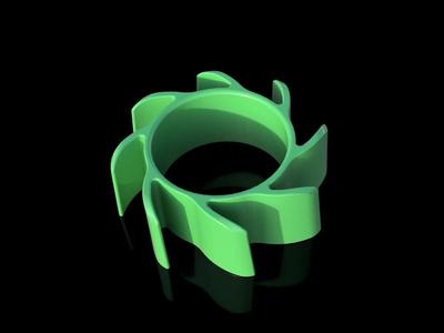 Springy Spool Reducer for Wanhao, MP, and PowerSpec Duplicators