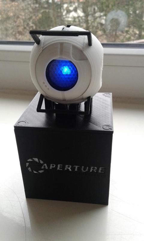 Wheatley (Portal 2) with LED