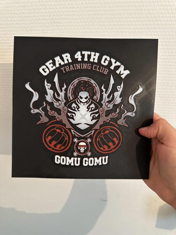 Hueforge one piece luffy gear 4