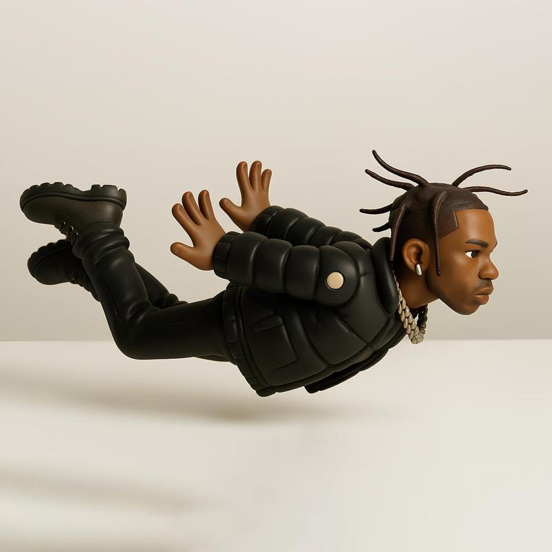 Travis Scott Look Mom I Can Fly toy