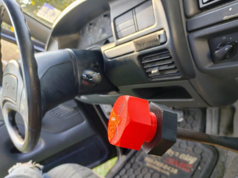 69MM Bolt and Nut Shift Knob For Ford Non-Threaded shifter