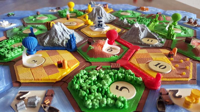 Balloon Riders (variant: settler of catan)