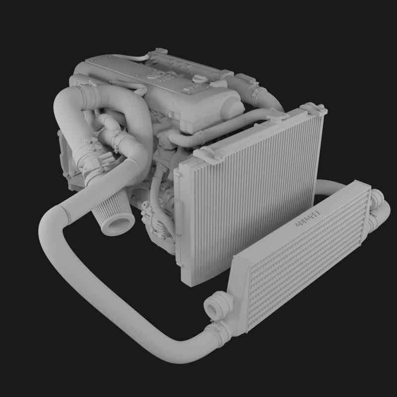 Toyota 1JZ-GTE stock engine