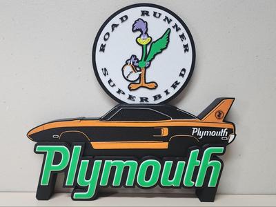 Plymouth Superbird (Wall or Desk Display)