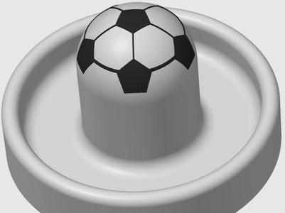Soccer Ball Air Hockey Paddle