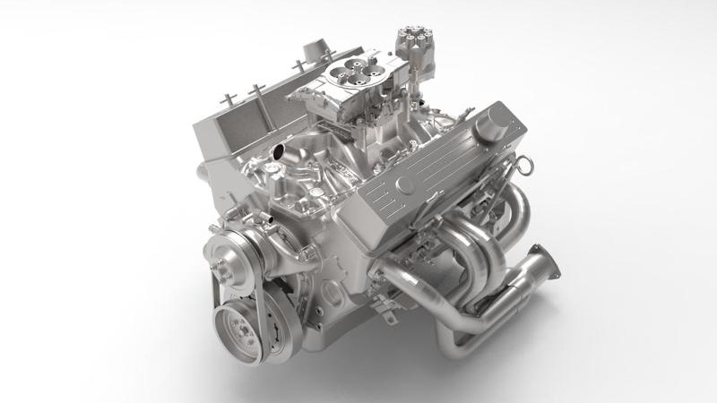 Racing Small Block Chevy V8 Engine 1/8 TO 1/25 SCALE