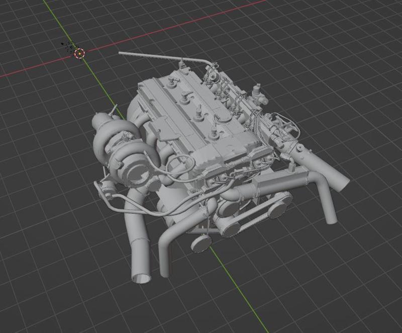 FORD 2L YP Cosworth Engine and Turbo
