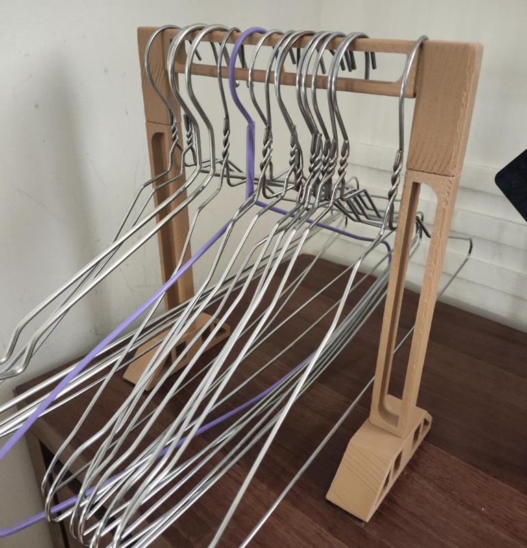 Clothes hanger rack desktop clothes rod衣挂支架小型桌面衣杆