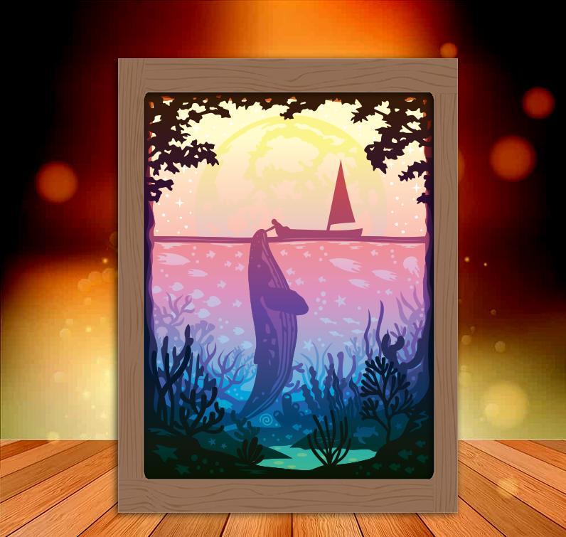 Whale and Boatman lightbox