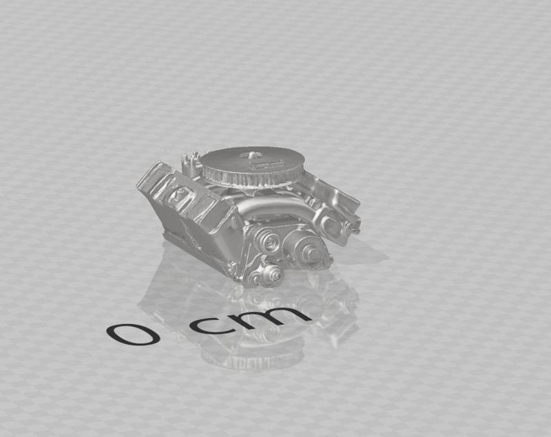 🛠️ Classic Muscle Car Engine - 1/64th Scale