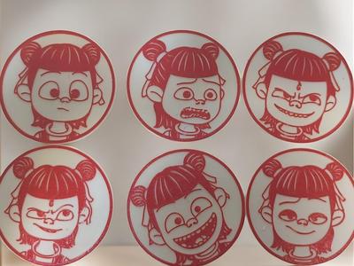 Nezha Cute Expressions