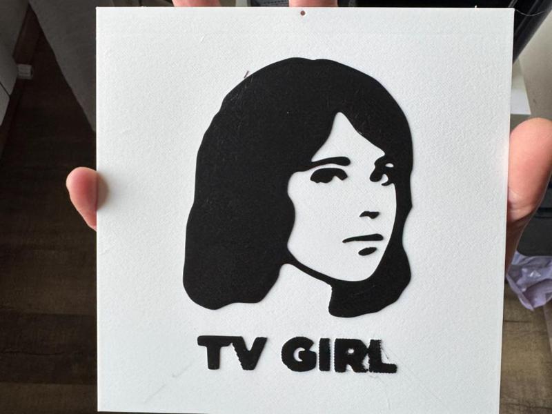 Quadro TV GIRL