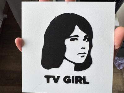 Quadro TV GIRL