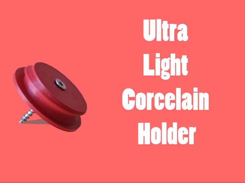 Ultralight Corcelain Holder (8.5 grams)