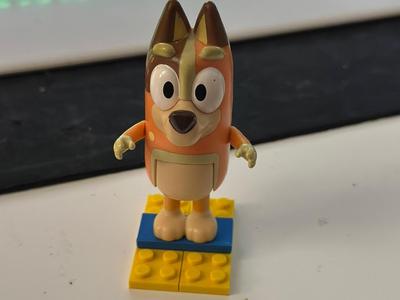 Building blocks x Moose Bluey characters 2x4 tiles