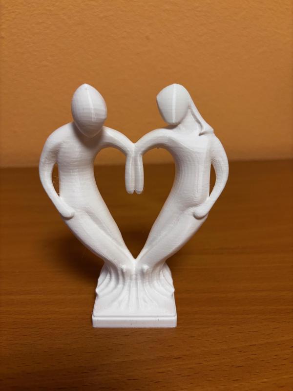 Valentine day love statue