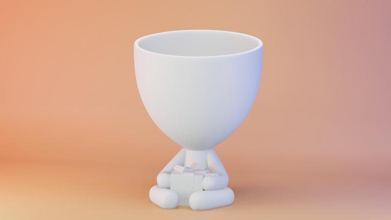 Robert plant with gift Mouth of 8cm