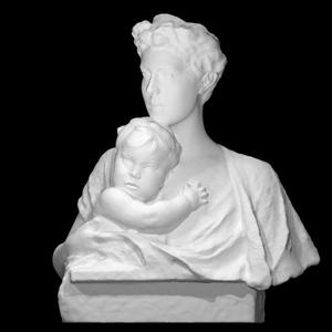 Grand Duchess Victoria Melita Kirillo of Russia and her Daughter