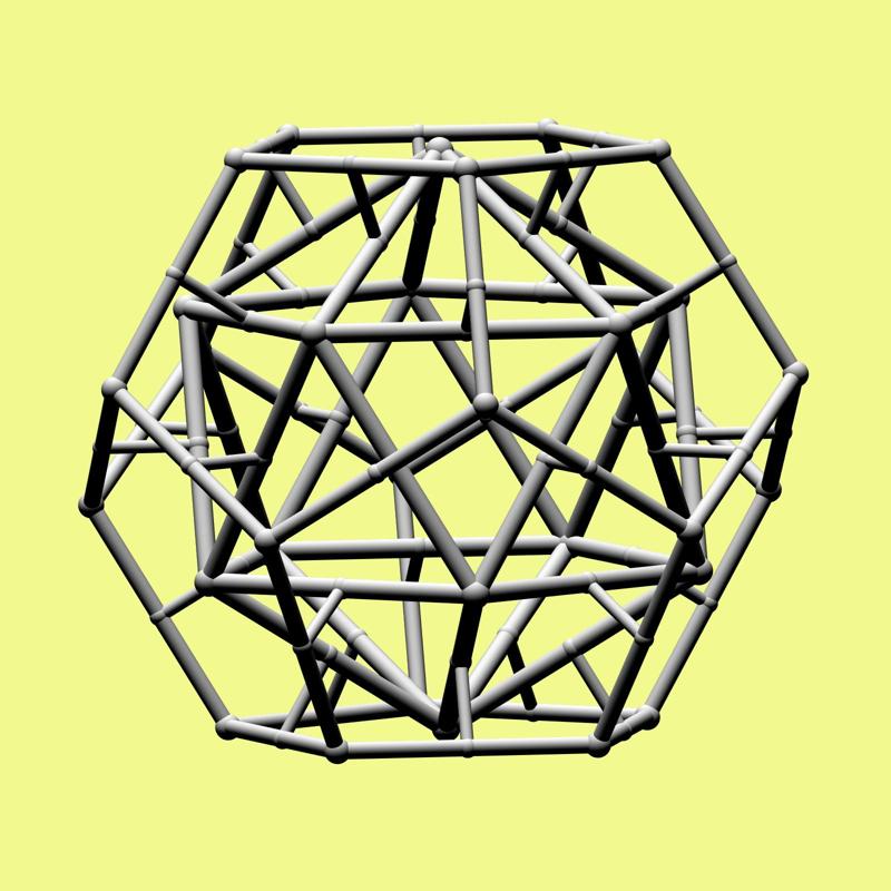 Icosahedron in Dodecahedron Dual