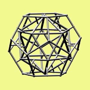 Icosahedron in Dodecahedron Dual