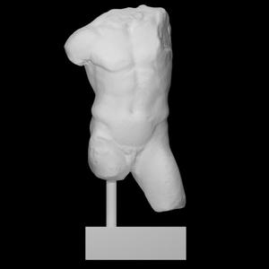 Greek marble male torso