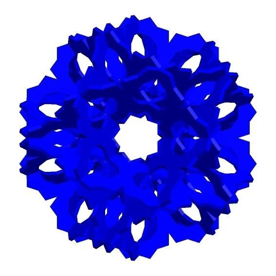 KEPLER-HOLDEN ICOSIDODECAHEDRAL NOLID 1