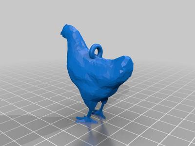 Chicken Christmas Ornament
