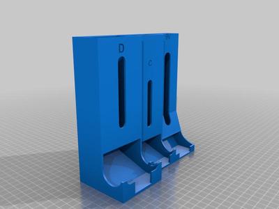 C, D, 9v battery dispenser