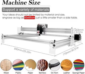 Patas para acoplar CNC6550 comprada en tablero de 700*600mm