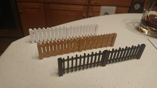 Christmas Village Fence