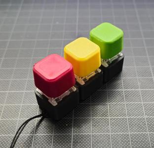 Triple Keyboard Fidget   