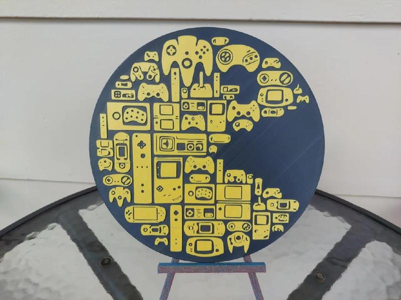 Pac Man wall art   
