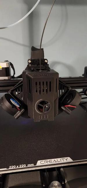Ender V3 KE Dual 5015 Blower "Vader" Shroud/Duct   